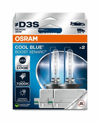 Osram D3S Cool Blue Boost 7000K DUO Set - 149,95 EUR